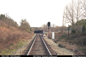 C&O Signal: Shadwell (Westbound)